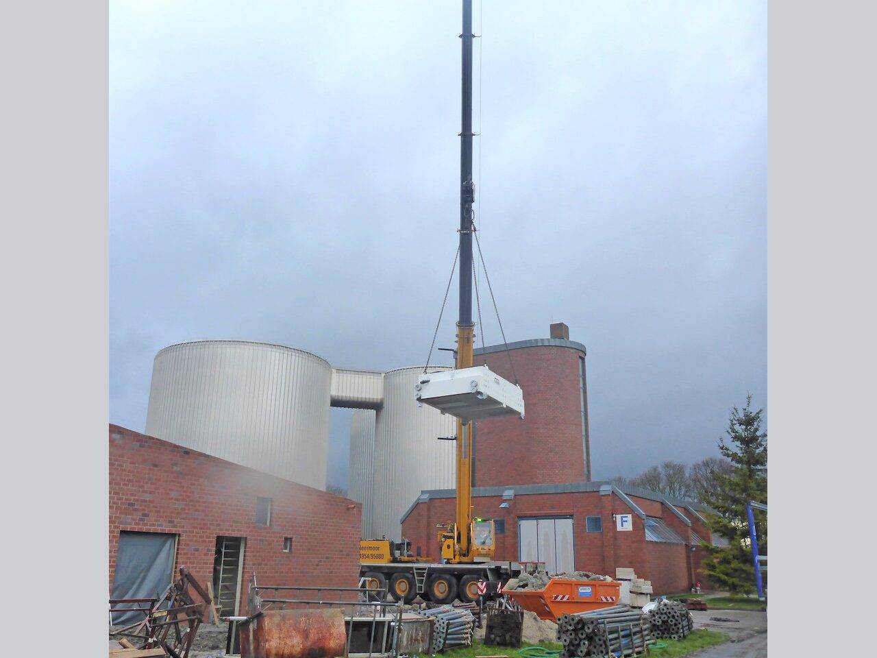 Errichtung eines Windparks