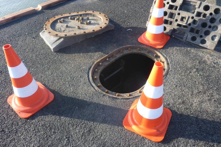 Arbeiten an und über Wasser